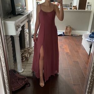 Azazie Moira in Desert Rose